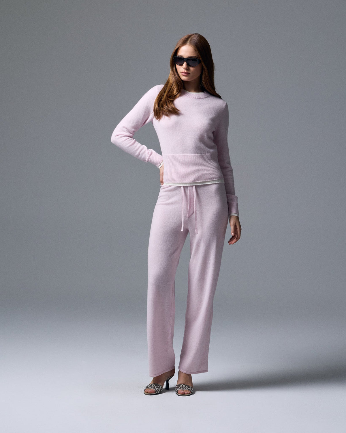 Tove Layered Cashmere Crewneck