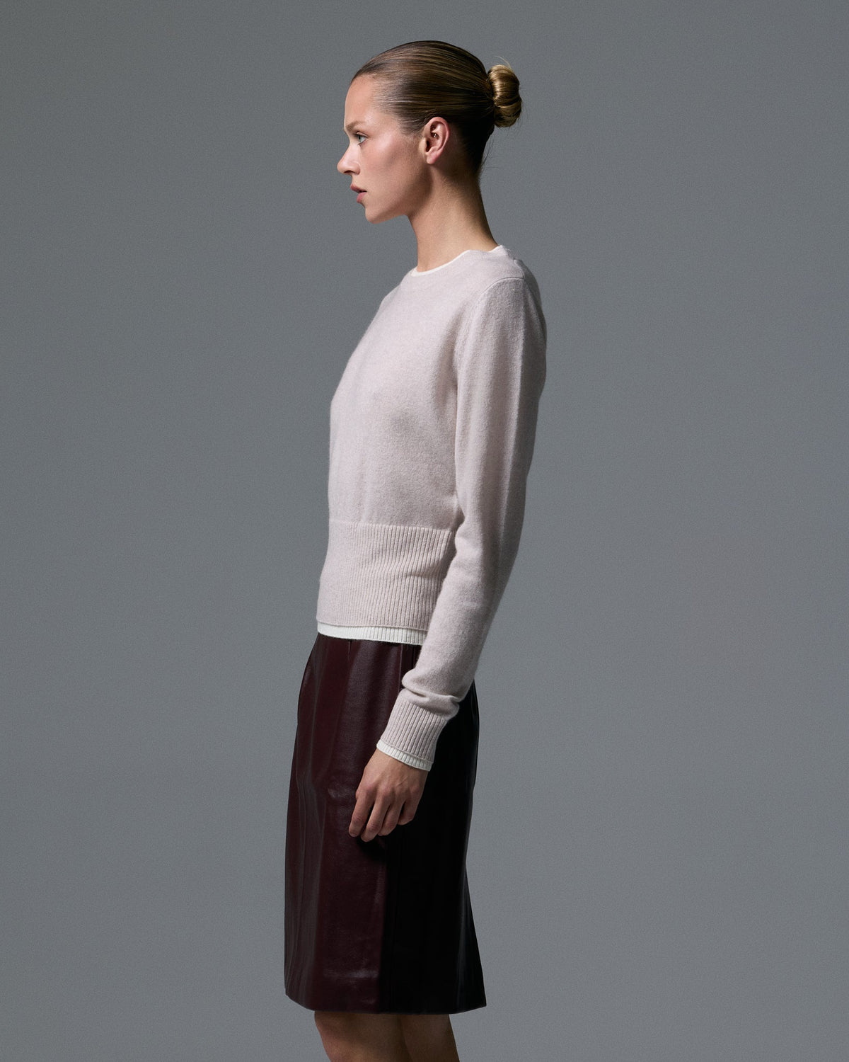 Tove Layered Cashmere Crewneck