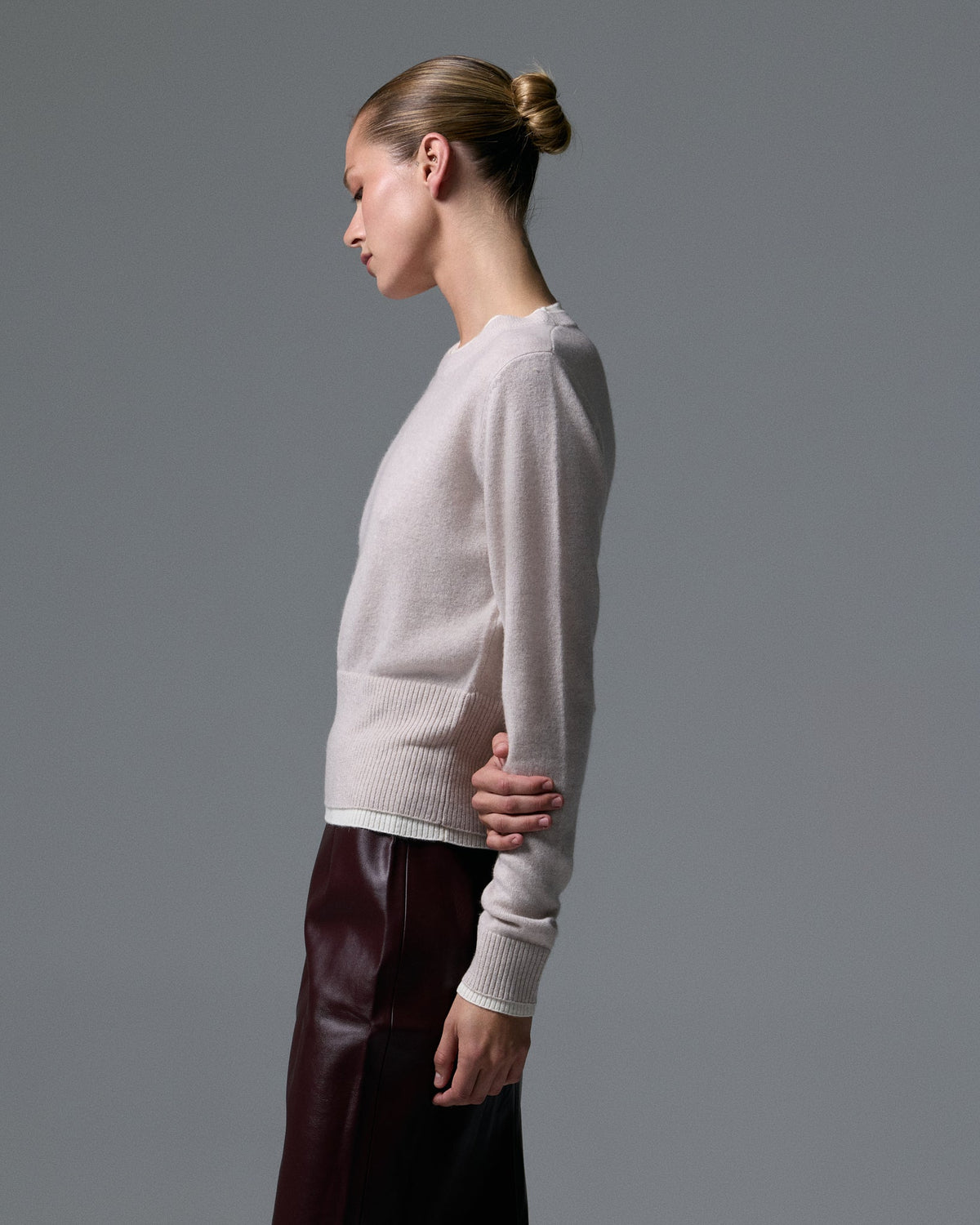 Tove Layered Cashmere Crewneck