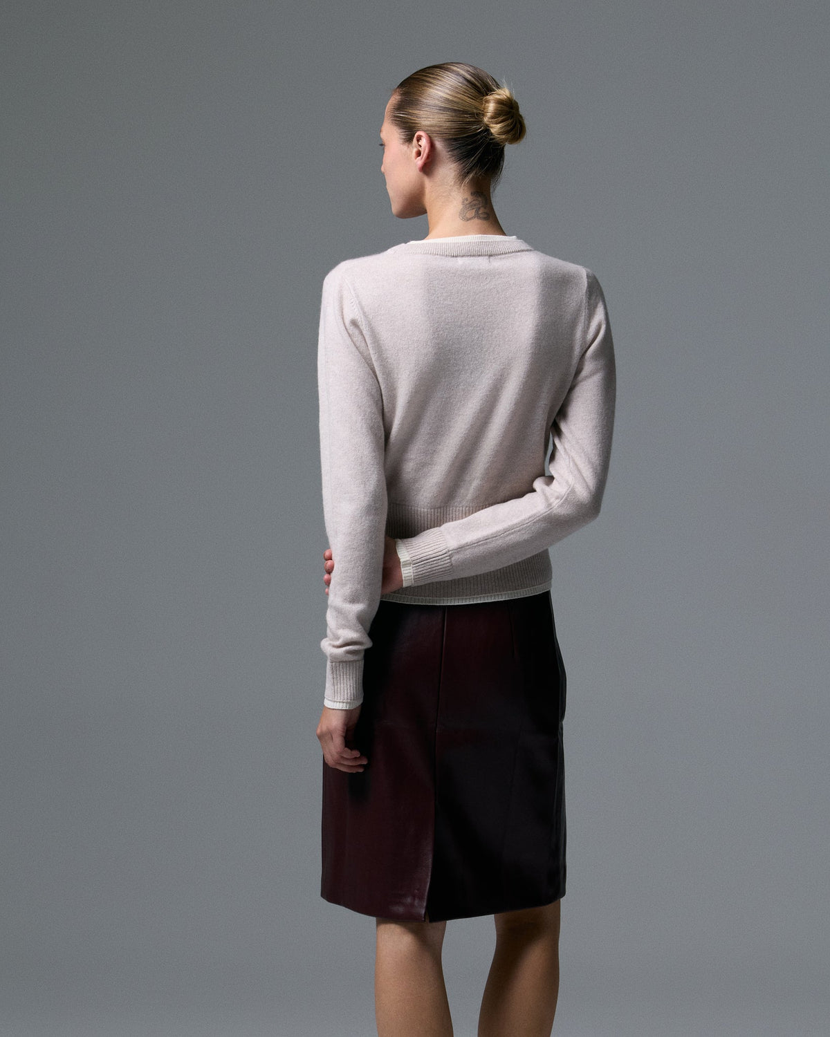 Tove Layered Cashmere Crewneck