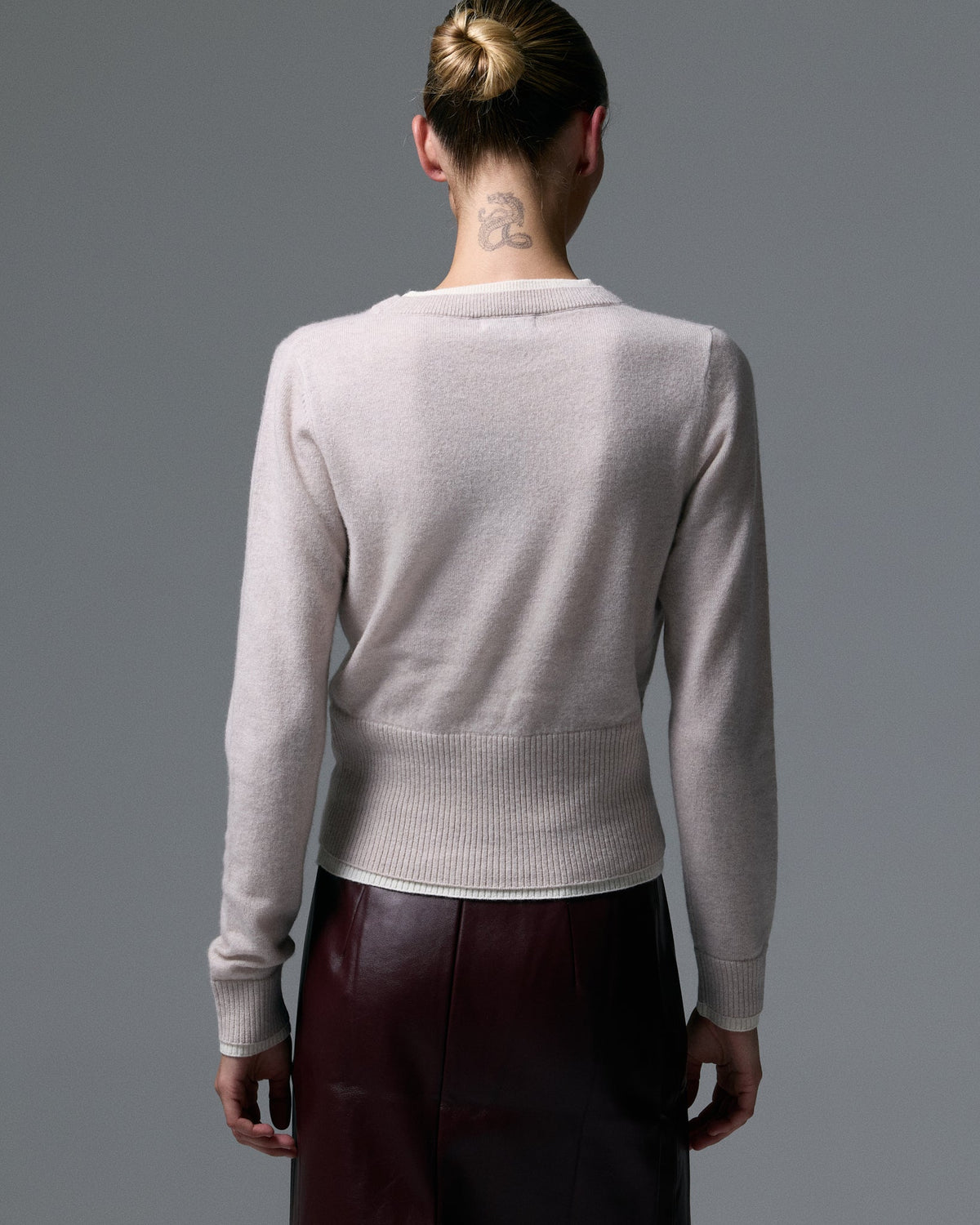 Tove Layered Cashmere Crewneck