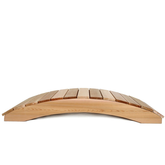 4-Ft Garden Bridge in Western Red Cedar - Holds up to 800 lbs-0