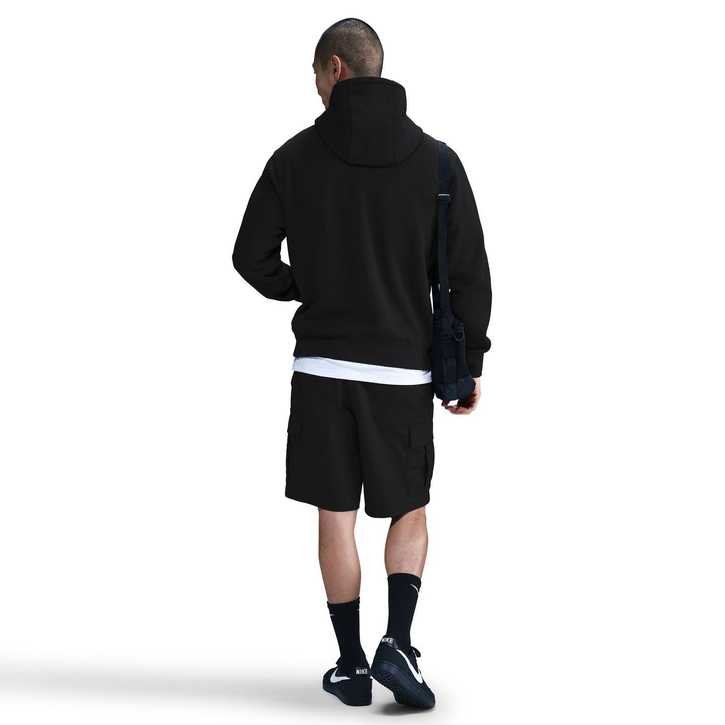 Nike Mens Fleece Pullover Hoodie - Black