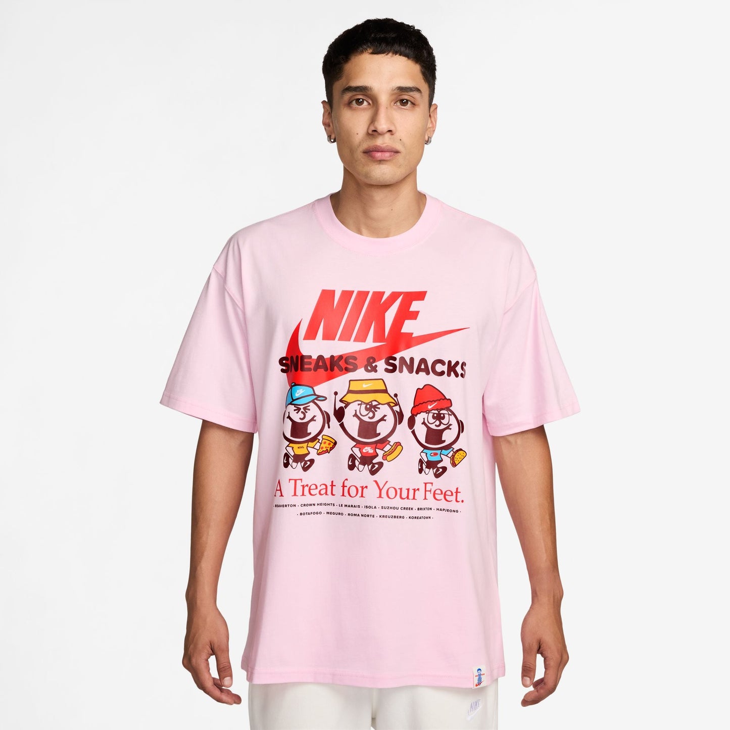 Nike Mens Sportswear Max90 Tee - Pink Foam
