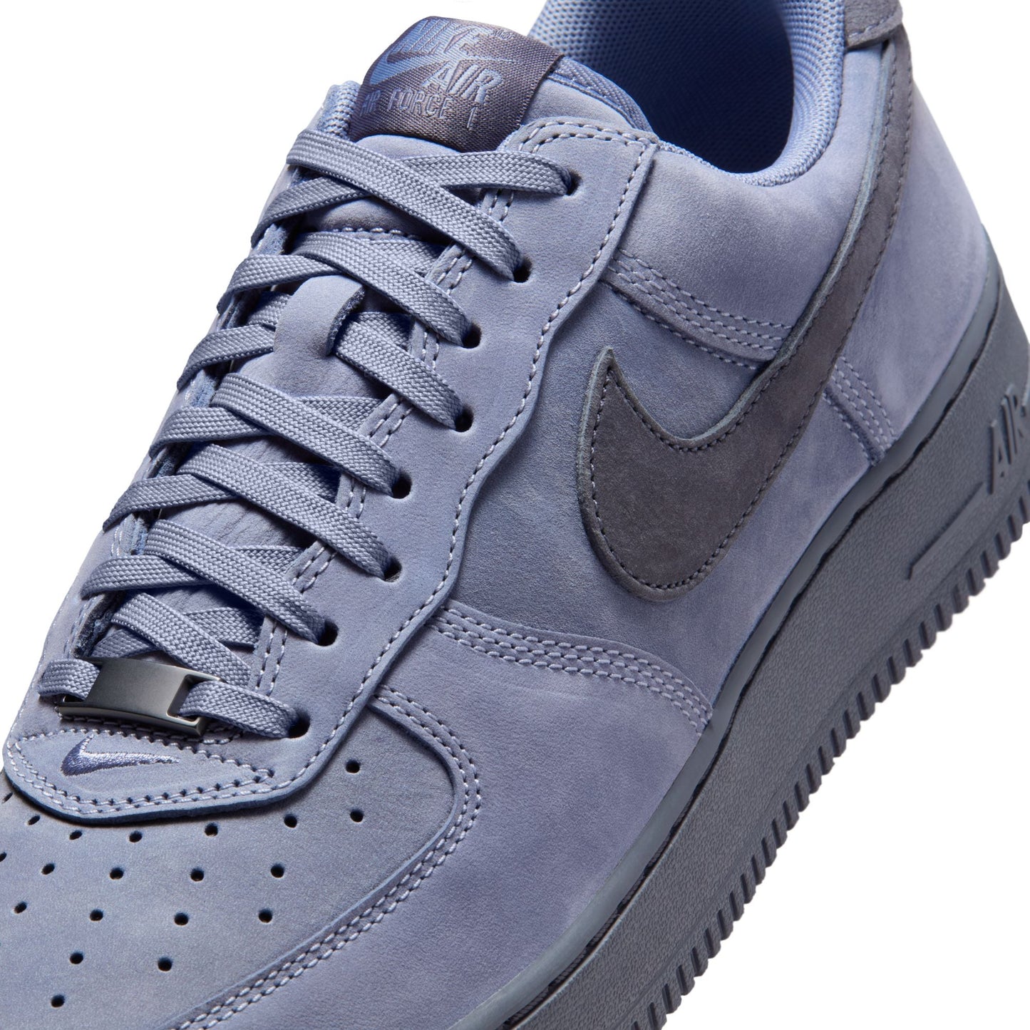 Nike Mens Air Force 1 Low Retro Premium - Dark Sky Blue
