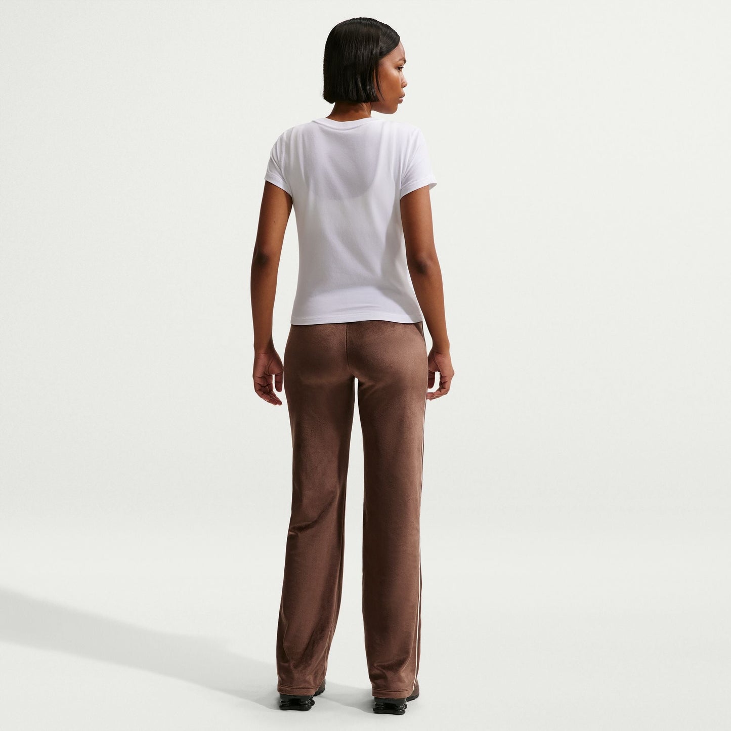 Nike Womens Cropped Tee - White