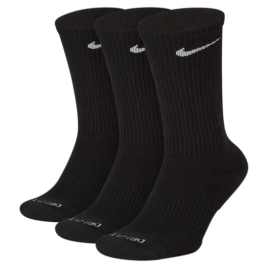Nike 3-Pack Everyday Plus Cushioned Socks - Black