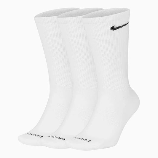Nike 3-Pack Everyday Plus Lightweight Crew Socks - White