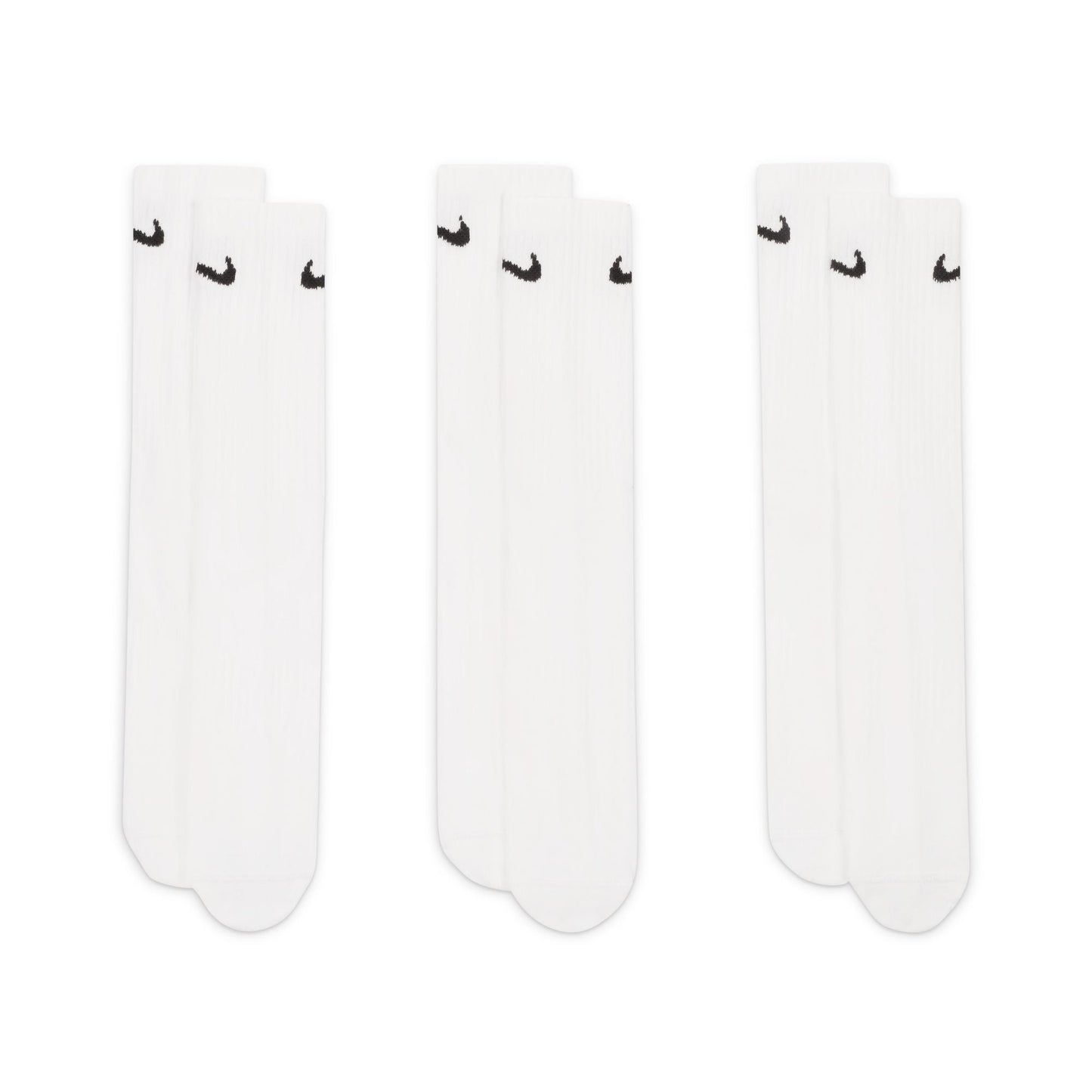 Nike Everyday Lightweight Crew Socks 3-Pack - White