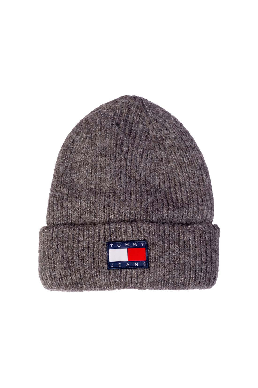 TOMMY JEANS - Women's wool blend beanie with logo patch  - Size One size-2