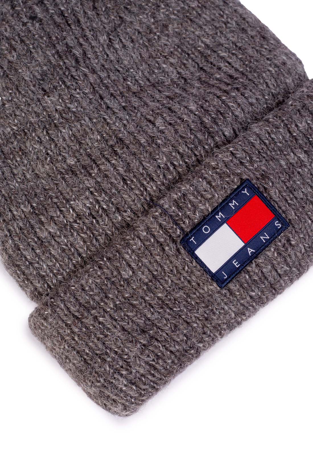 TOMMY JEANS - Women's wool blend beanie with logo patch  - Size One size-1