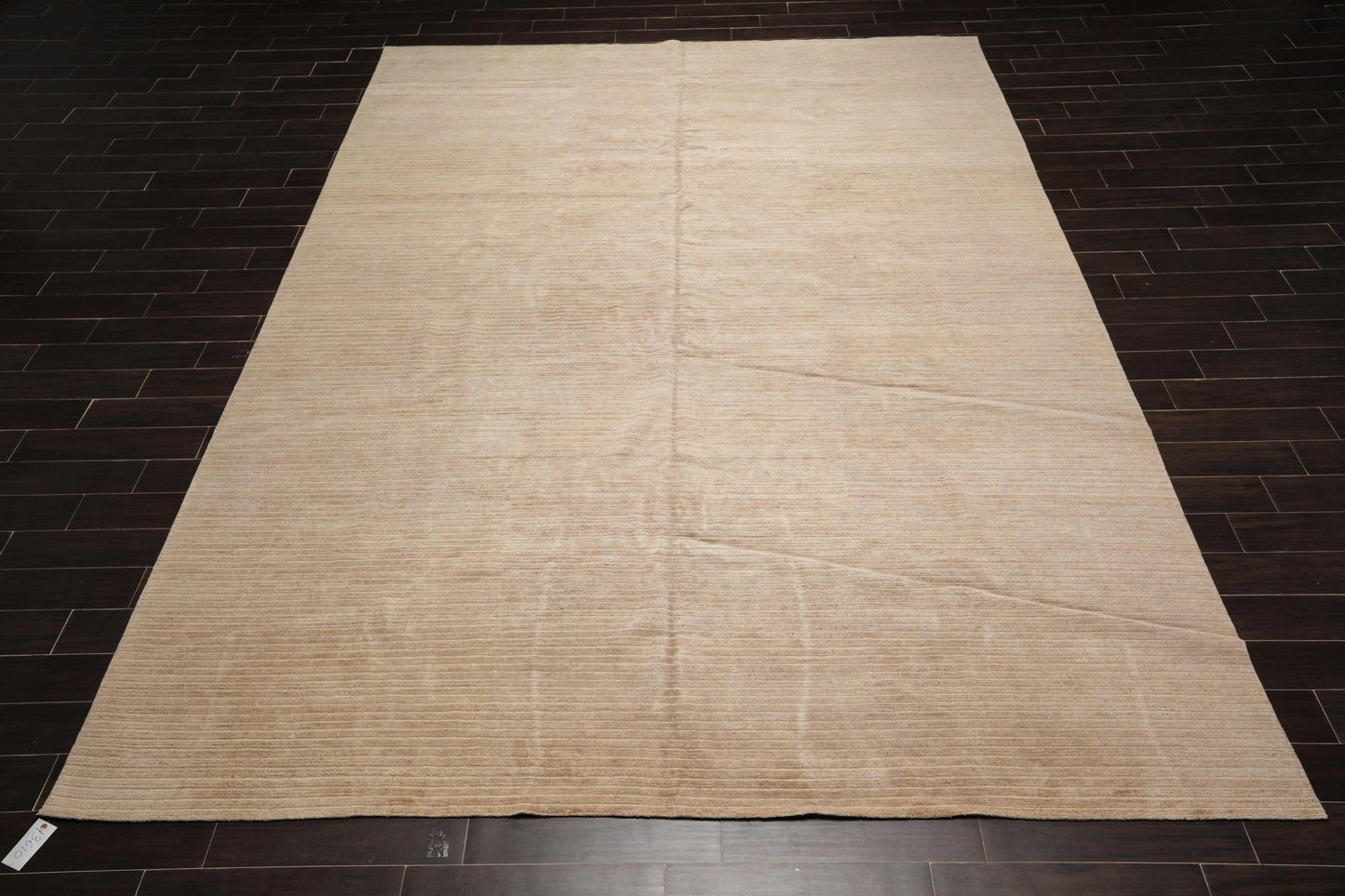 10'x14' Boho Bespoke Designer Hand Knotted High End Tibetan Area Rug Beige-2