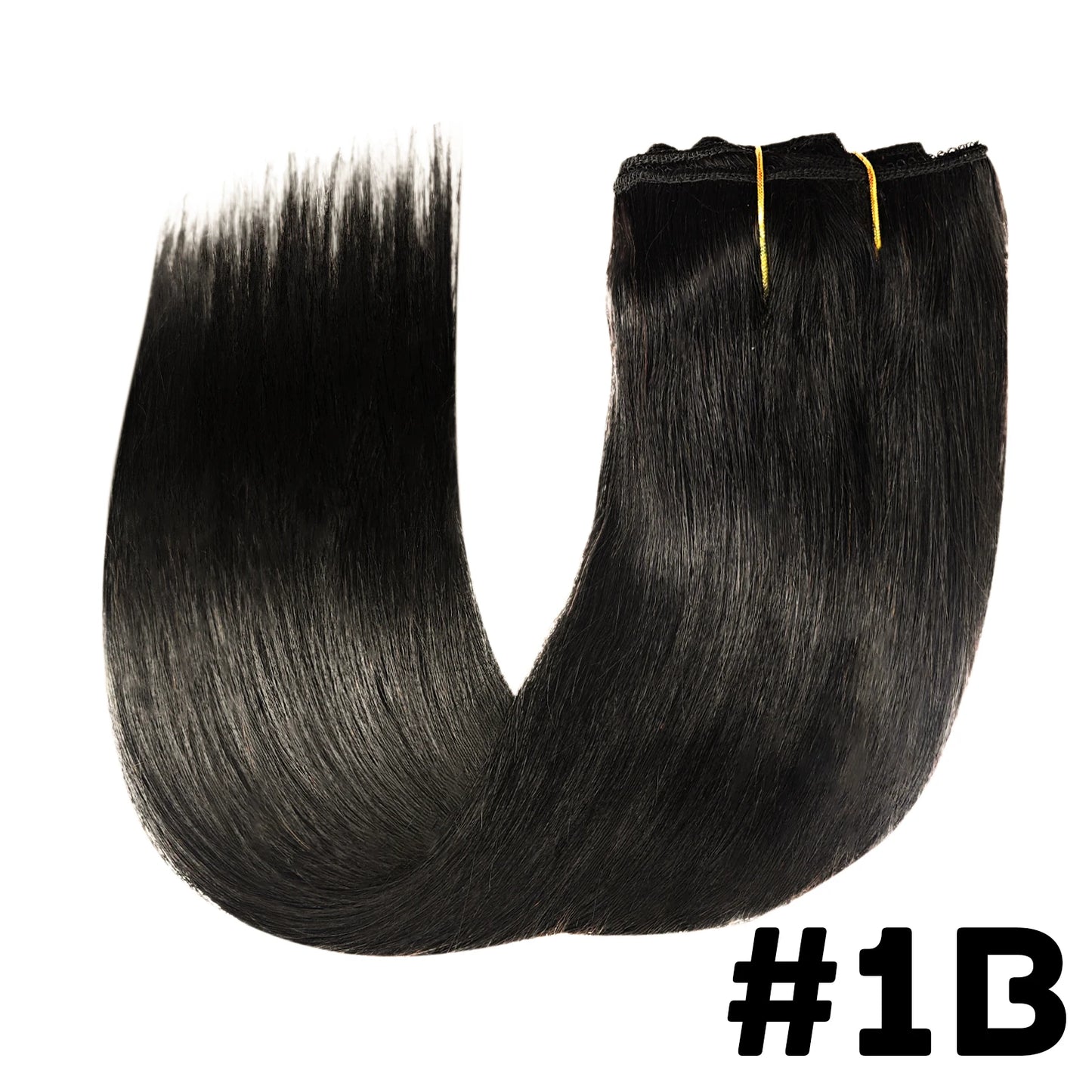 Brown Clip In Hair Extensions Real Human Hair Brazilian For Women Straight Hair 8pcs 120gram Remy Human Hair Thick Silky  Soft