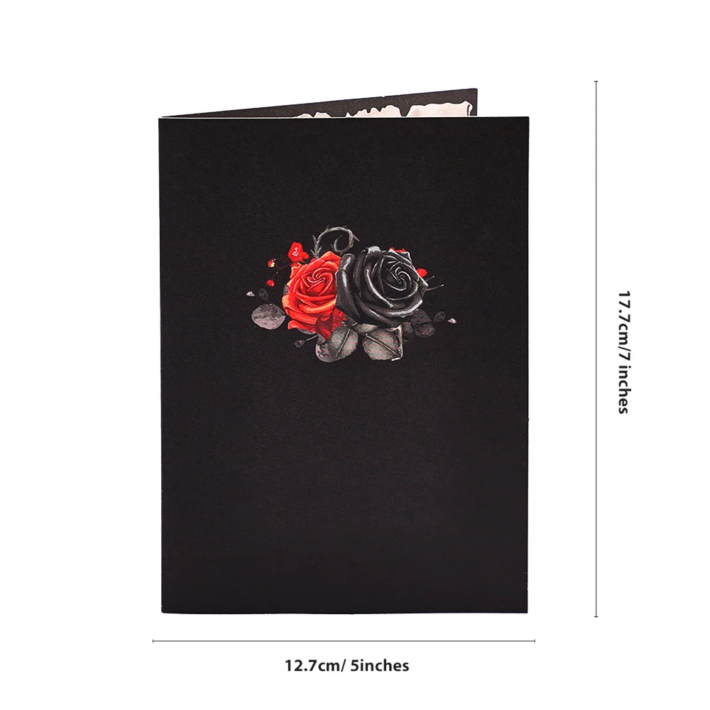 Beautiful Floral Pop Out Greetings Cards with Envelope