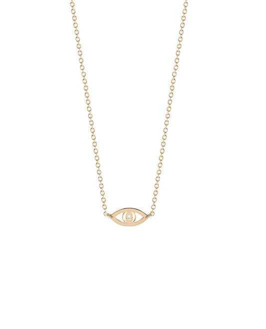 Adina Diamond Evil Eye Necklace