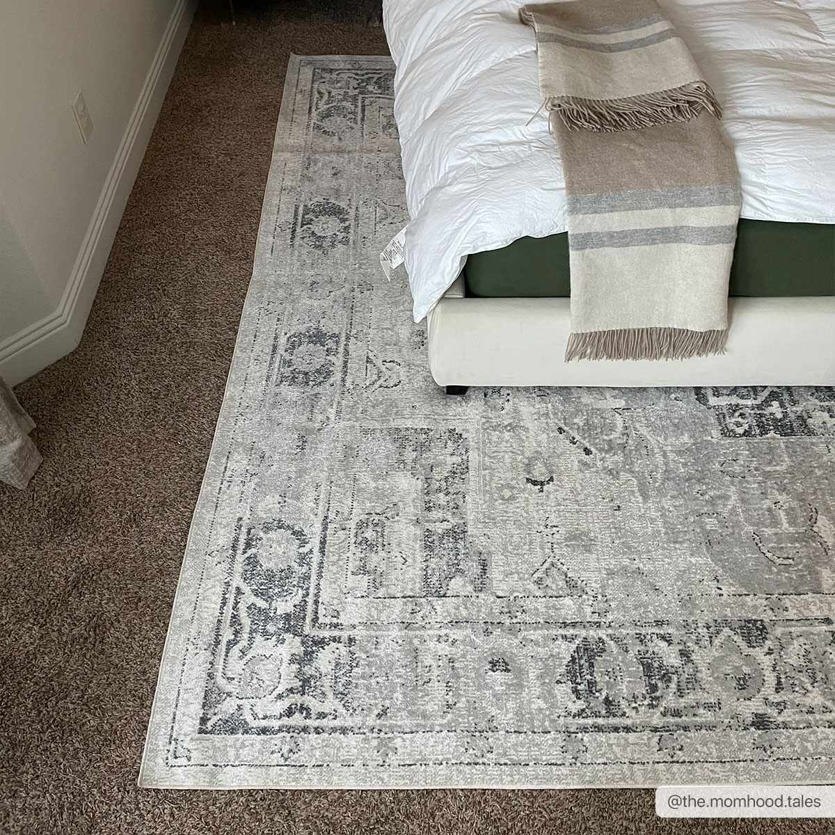 Akram Antrasit Flat Pile Washable Rug-2
