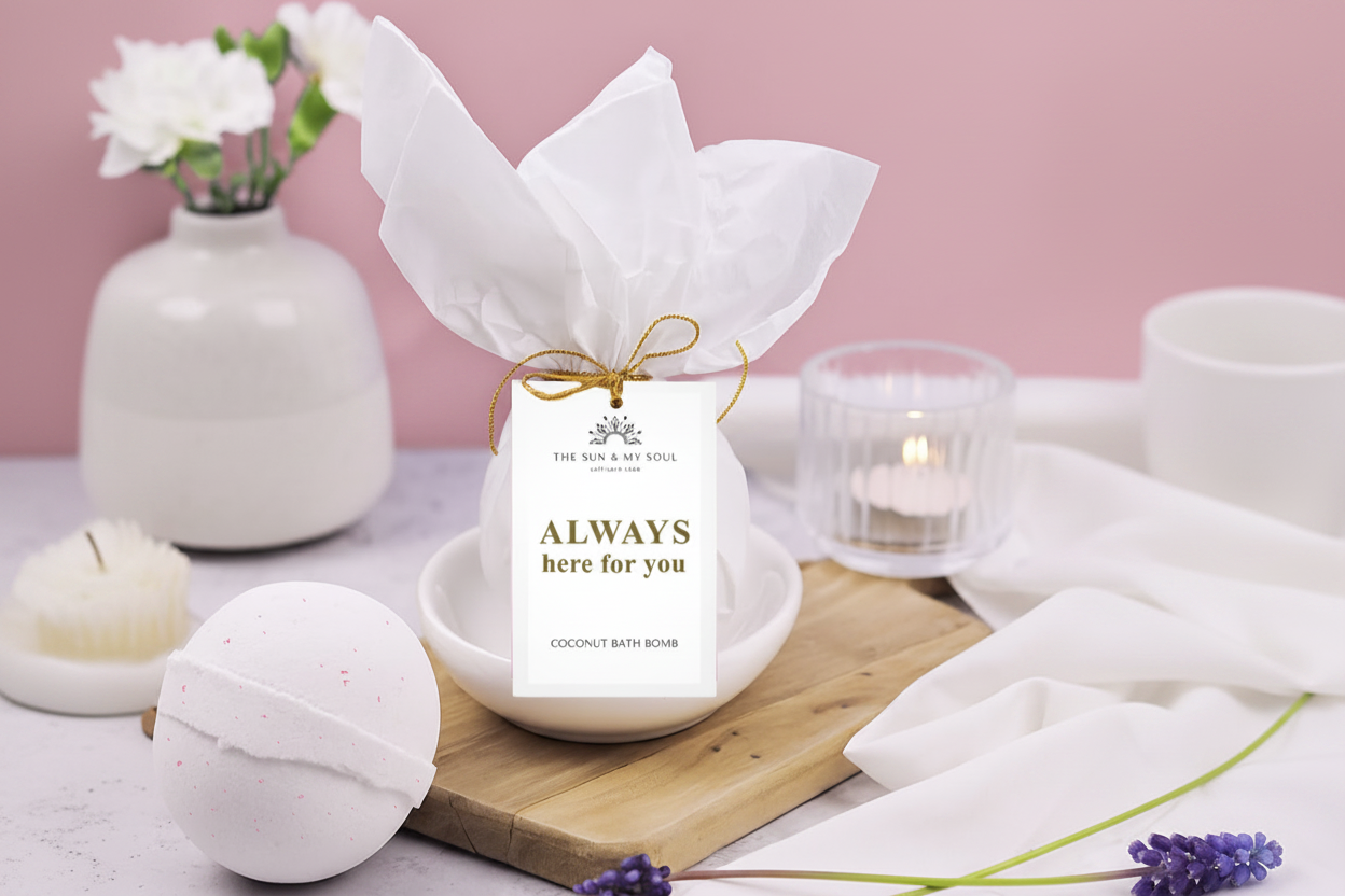 Always Here for You - Coconut Bath Bomb Soak-0