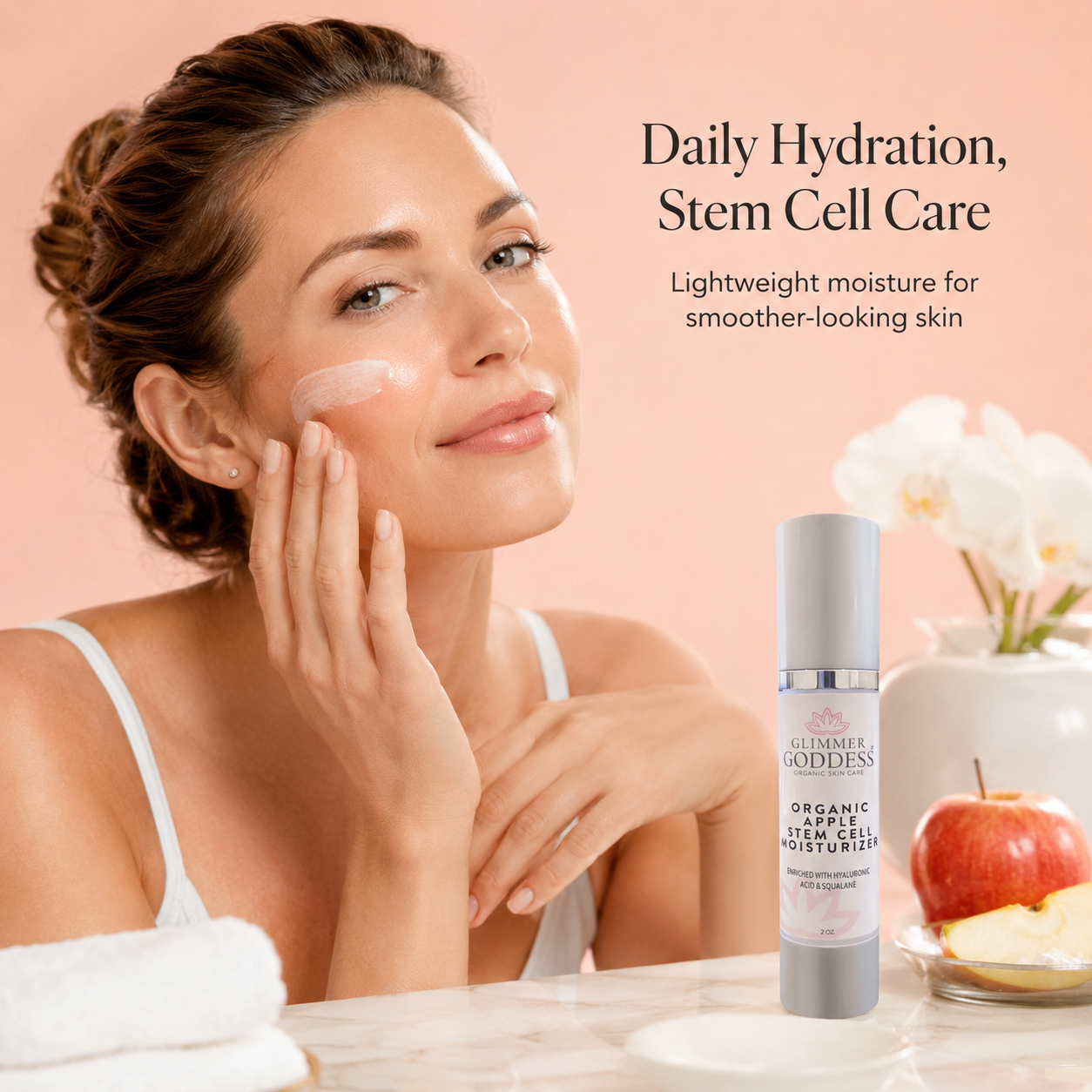 Organic Apple Stem Cell Moisturizer – Anti-Aging Treatment