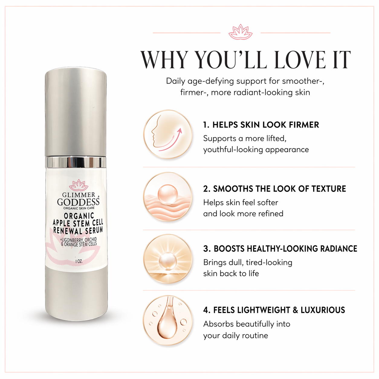 Organic Apple Stem Cell Anti-Aging Serum