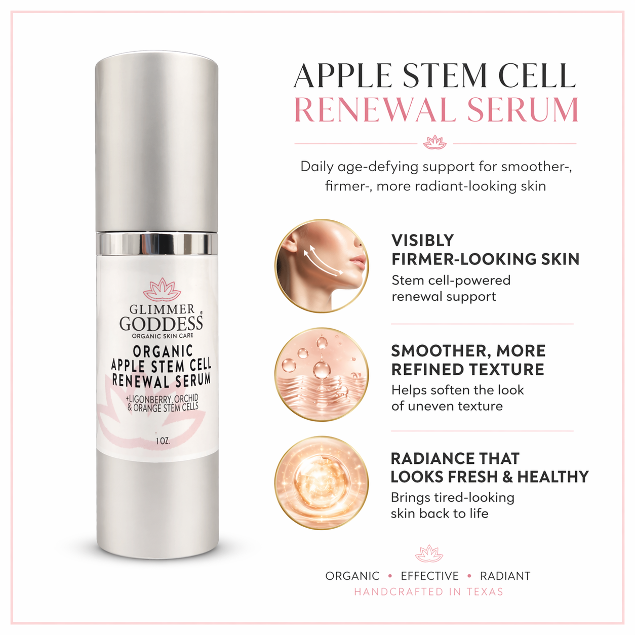 Organic Apple Stem Cell Anti-Aging Serum