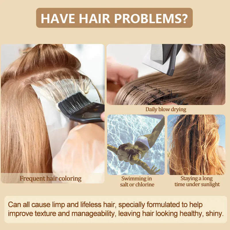 Anti-Shedding Smooth Hair Mask for Frizz Control