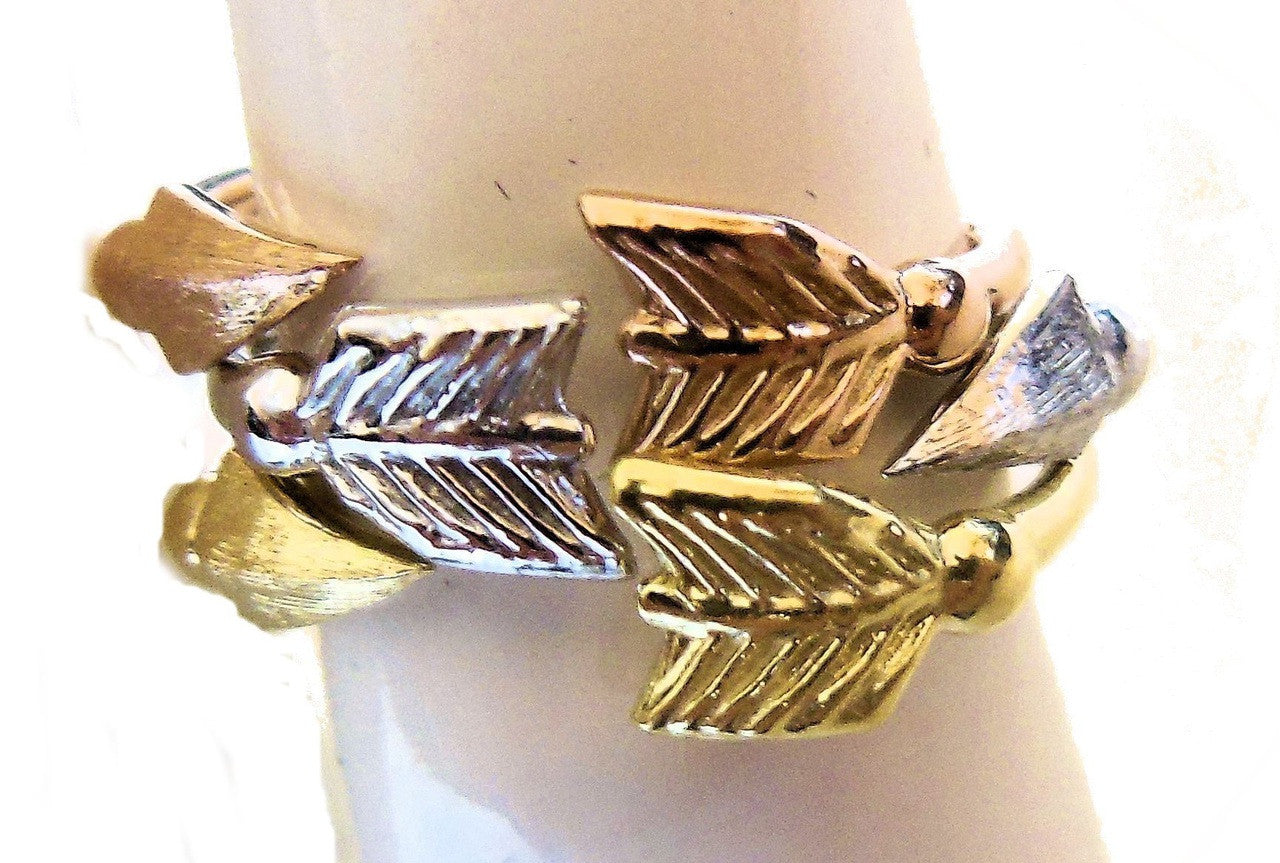 Custom Design: Arrow Stacking Rings - Yellow Gold- 18K-8