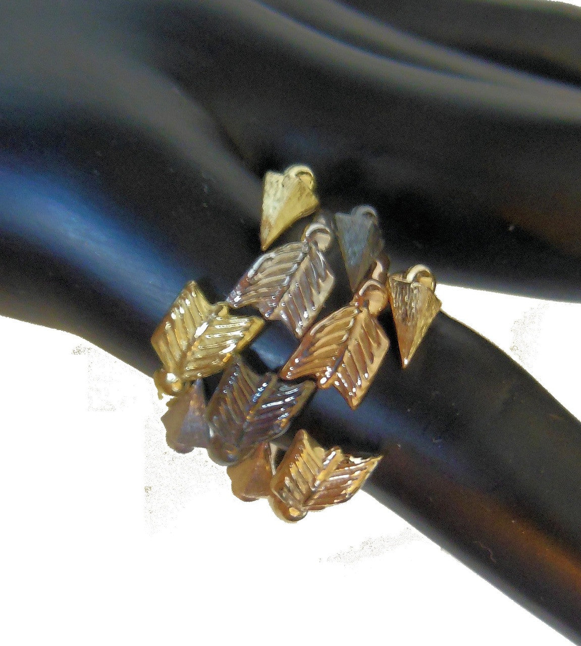 Custom Design: Arrow Stacking Rings - Yellow Gold- 18K-1