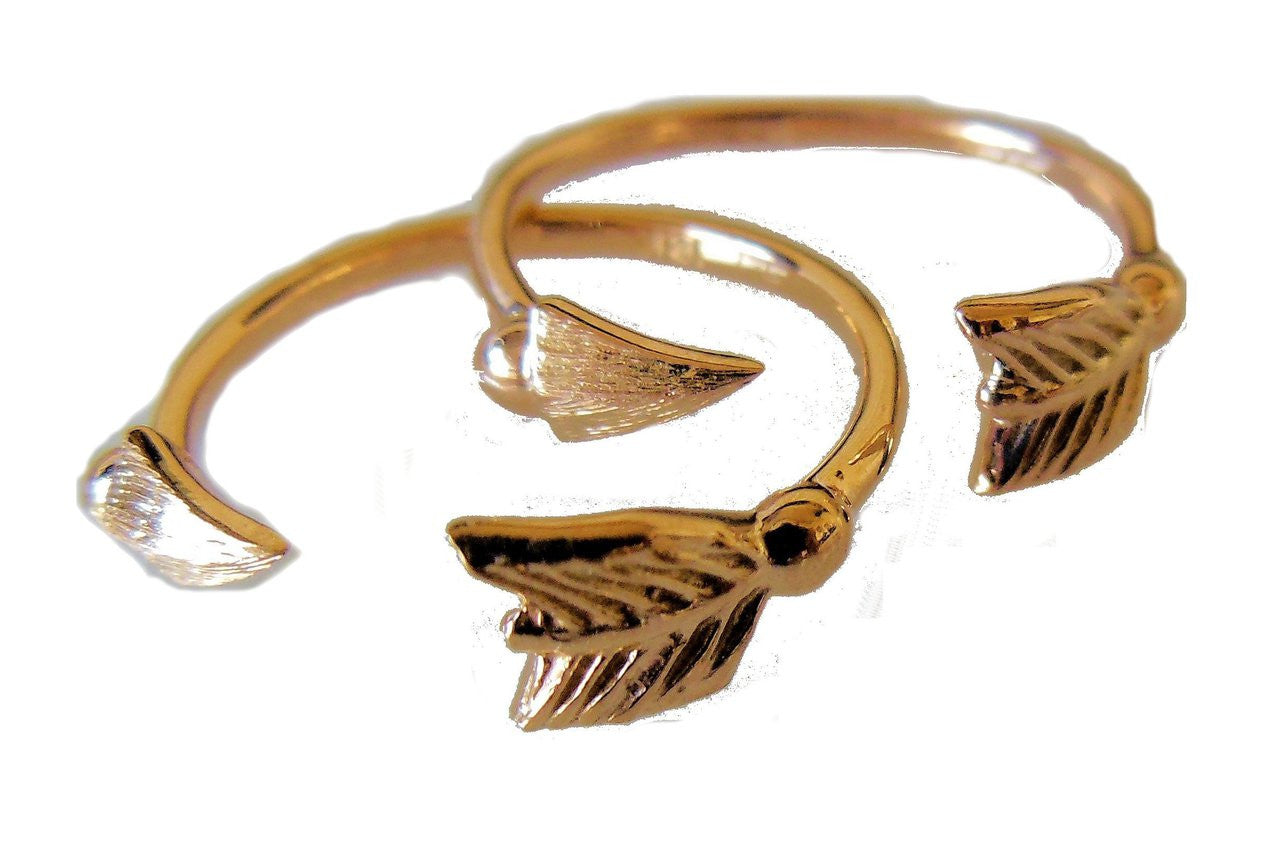 Custom Design: Arrow Stacking Rings - Yellow Gold- 18K-6