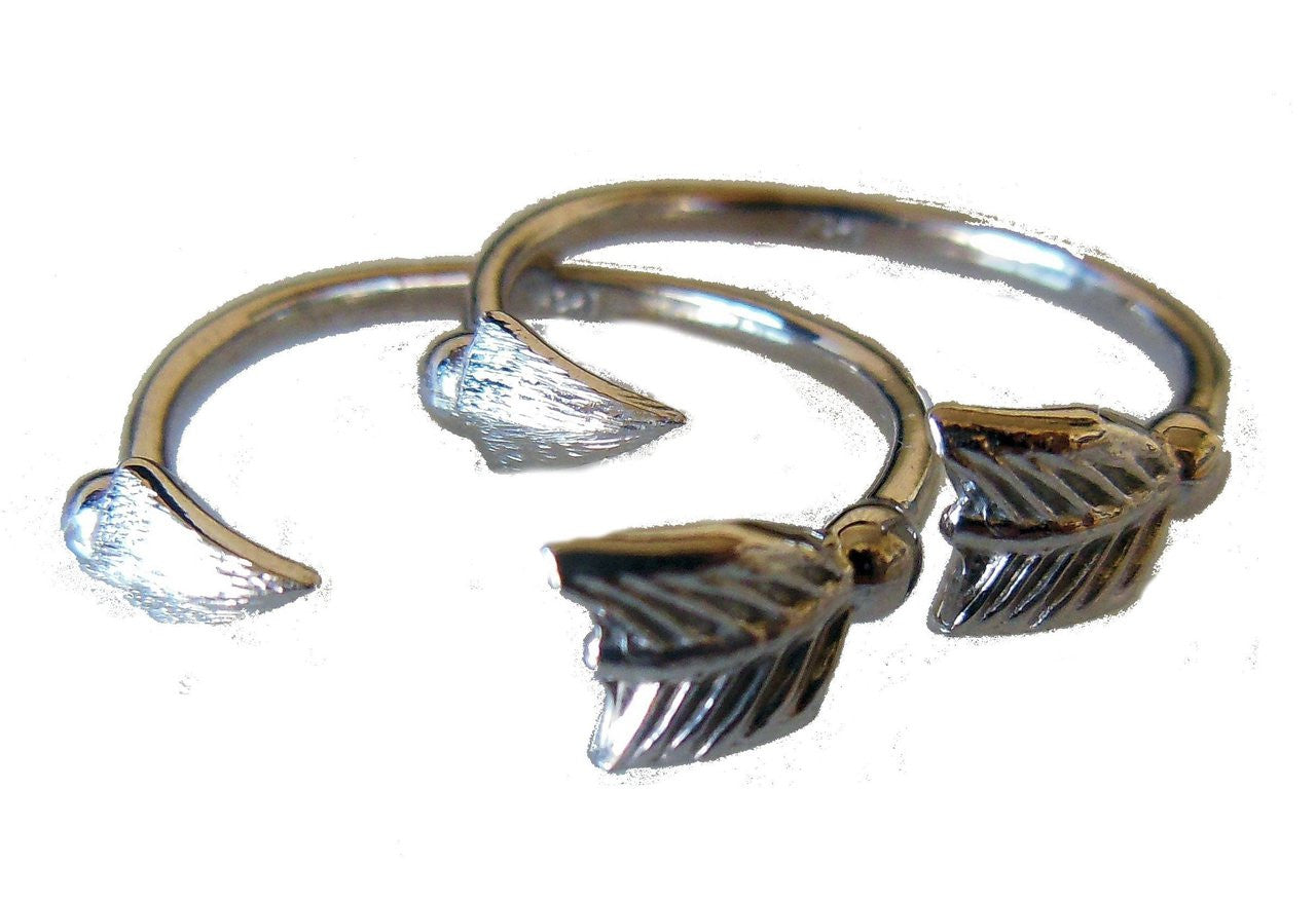 Custom Design: Arrow Stacking Rings - Yellow Gold- 18K-9
