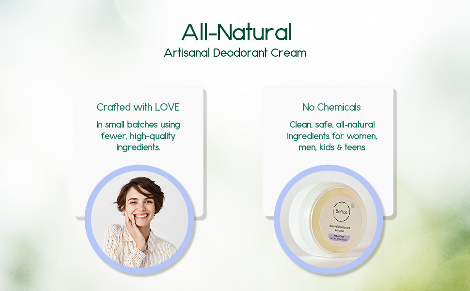 Vegan Deodorant Cream | Clean & Natural Underarm Care