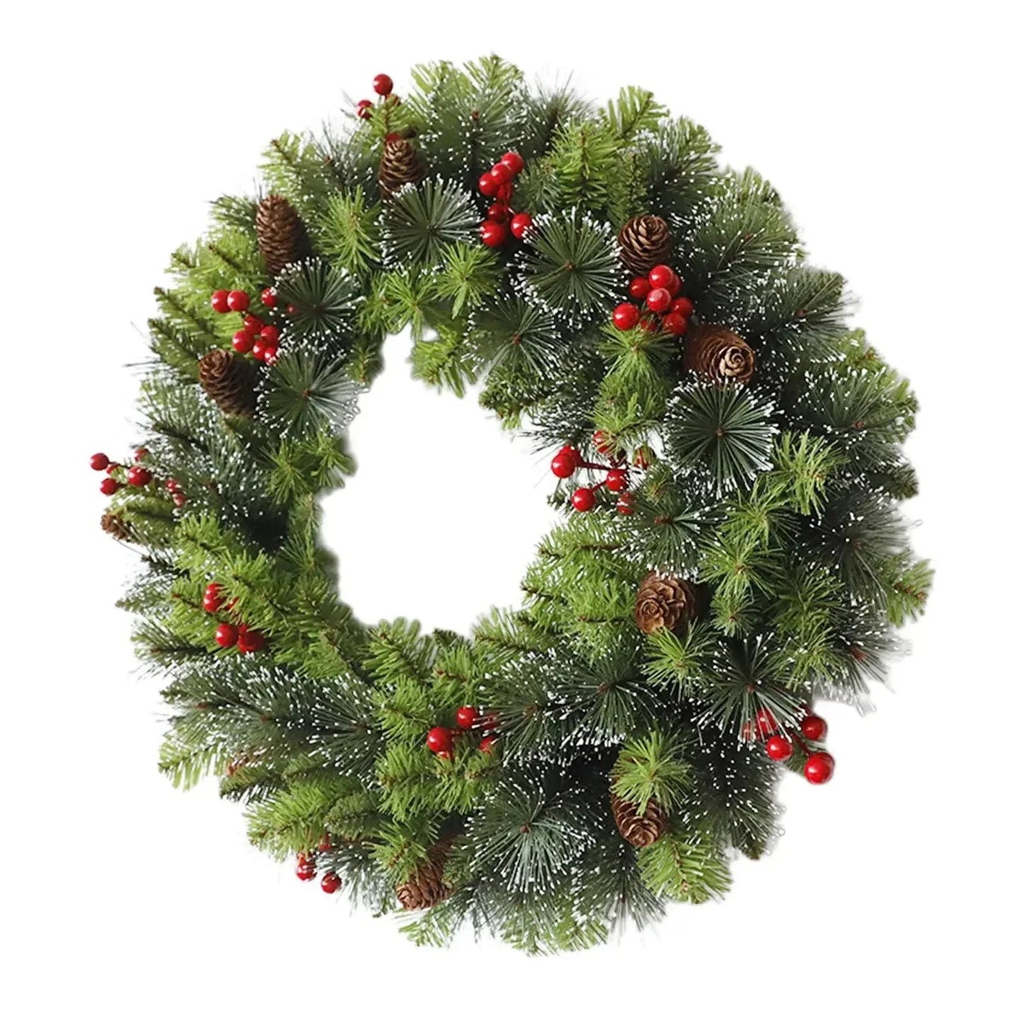 Artificial Wreath Christmas Garland Wall Hanging Decoration-1