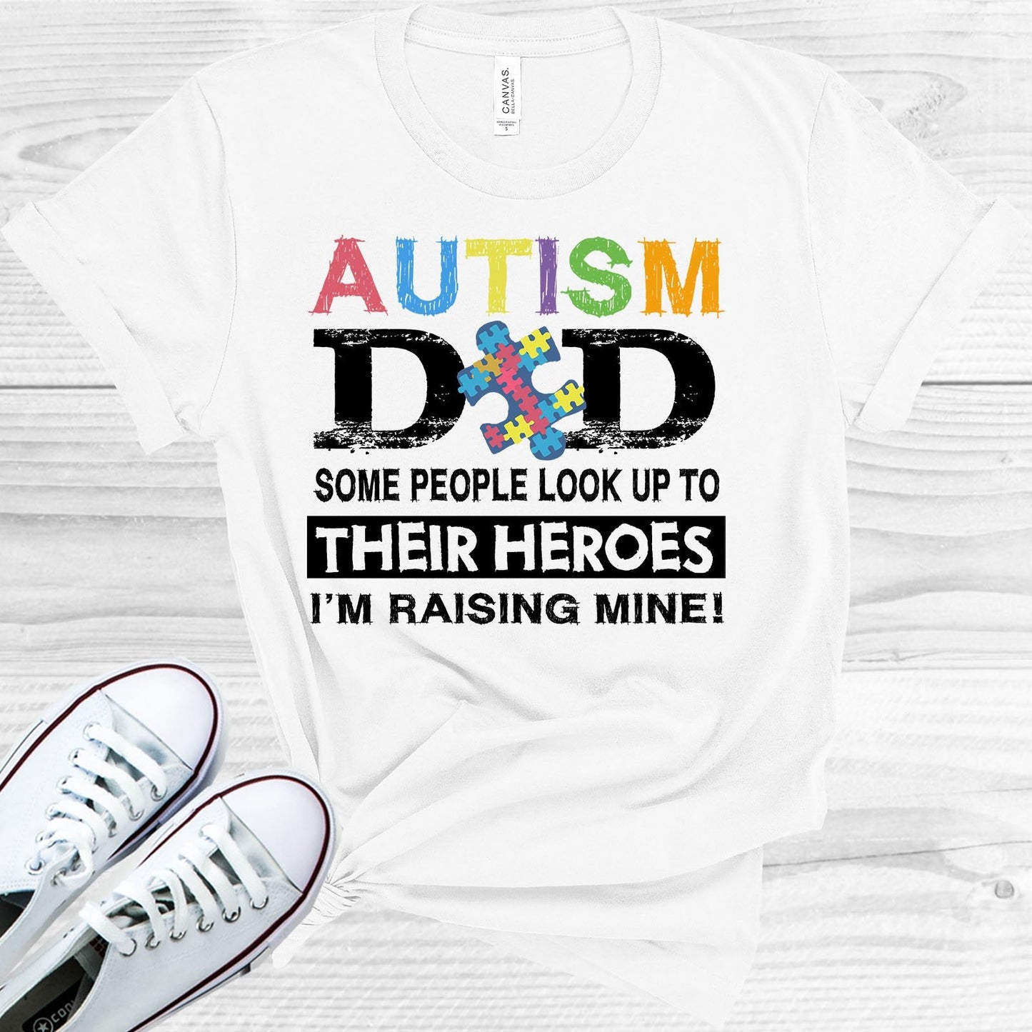 Autism Dad Graphic Tee