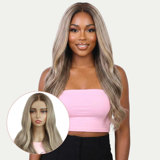Autumn Glueless 5x5 HD Lace Professionally Colored 100% Human Hair Closure Wig
