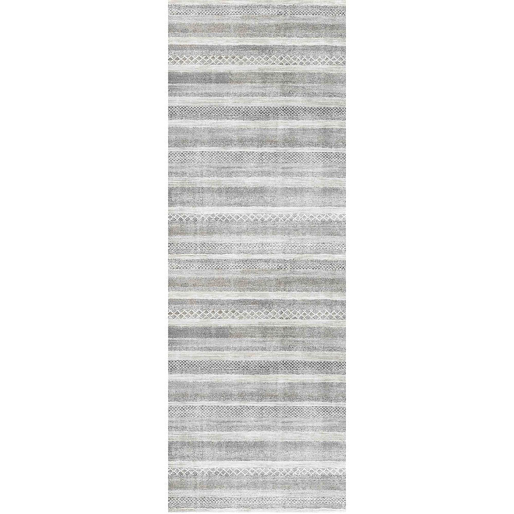 Kalahari Shadows Ash in Grey : Runner Rug-0