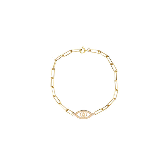 Eye Paperclip Bracelet