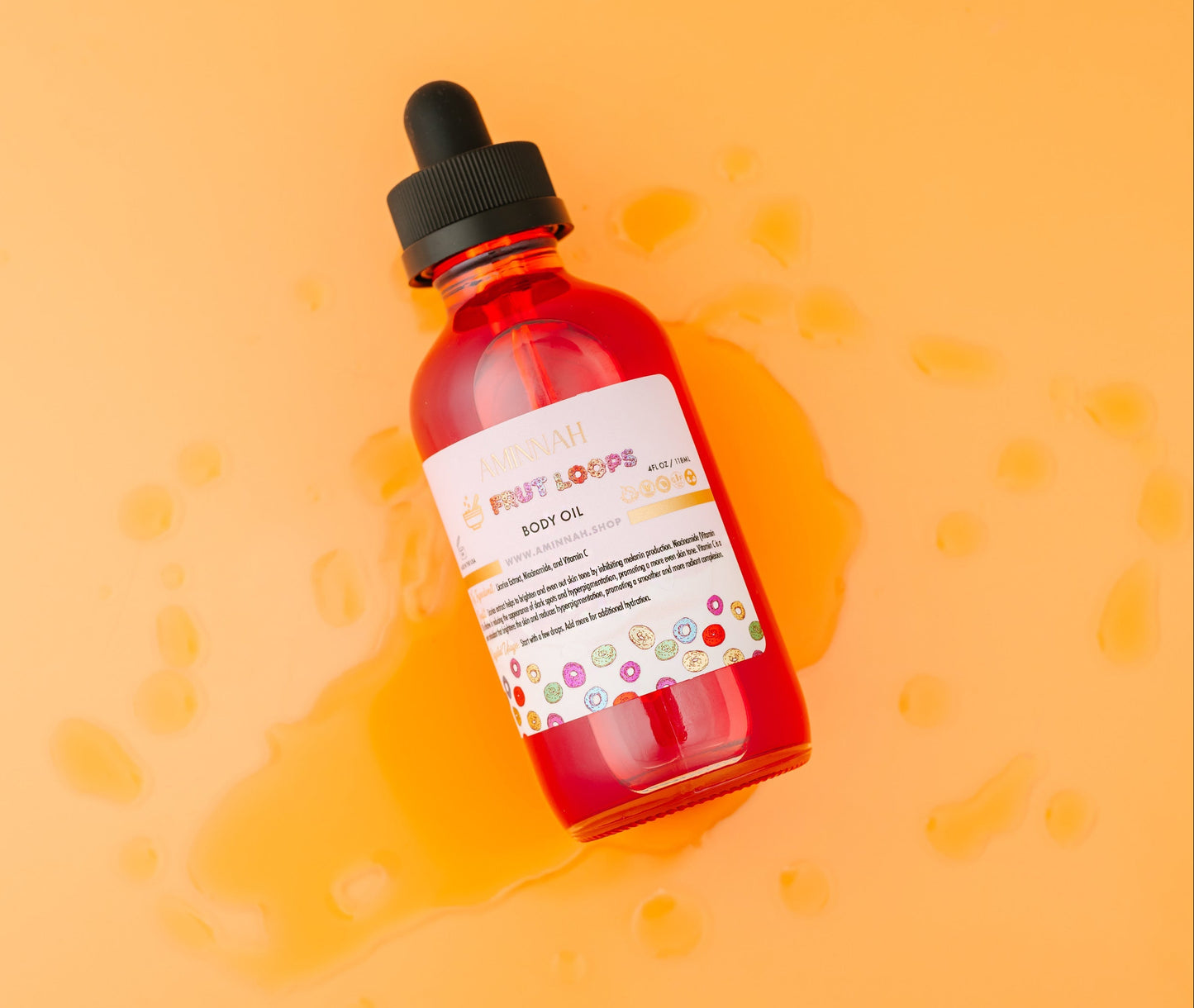 "Frut Loops" Brightening Skin Body Oil - Licorice Extract, Niacinimide, and Vitamin C