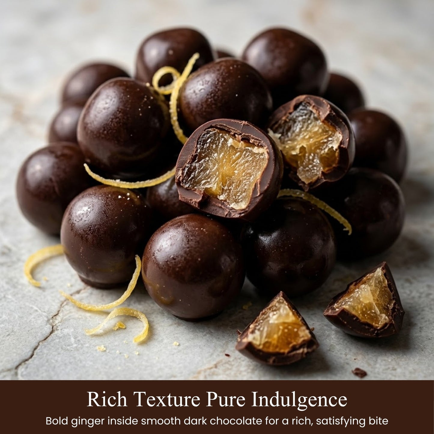 Andy Anand Premium California Ginger Dark Chocolate – 1 lb of Pure Delight, Vegan & Made with 60% Chocolate (Cocoa Butter)