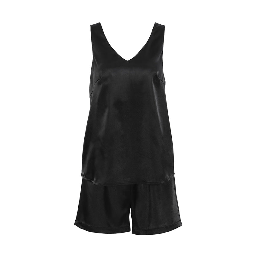 Sleeveless vest and shorts set
