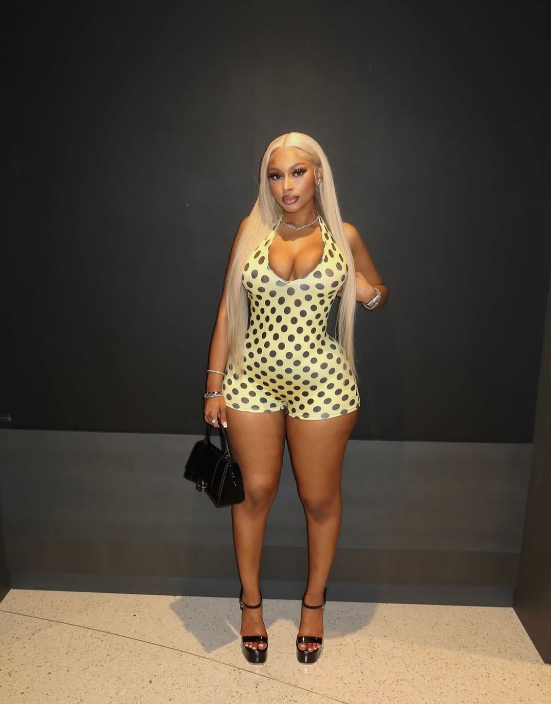 Dot Me Down Romper