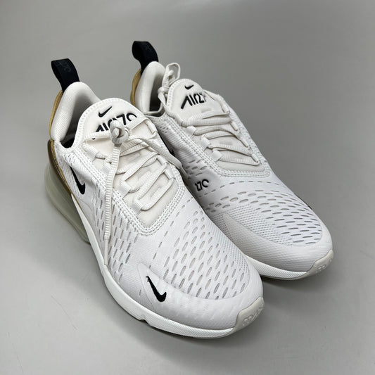 NIKE W Air Max 270 Mesh Sneakers Women's Sz 8 White Gold DZ77736 001 New Other