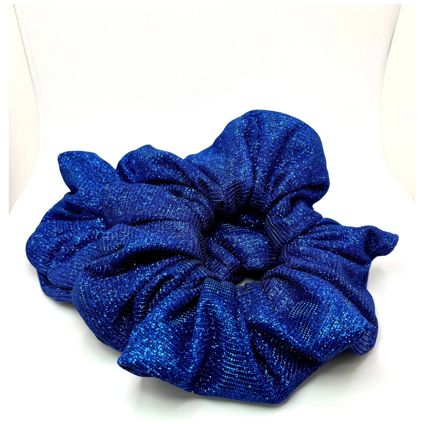 Royal Blue Sparkle Scrunchie