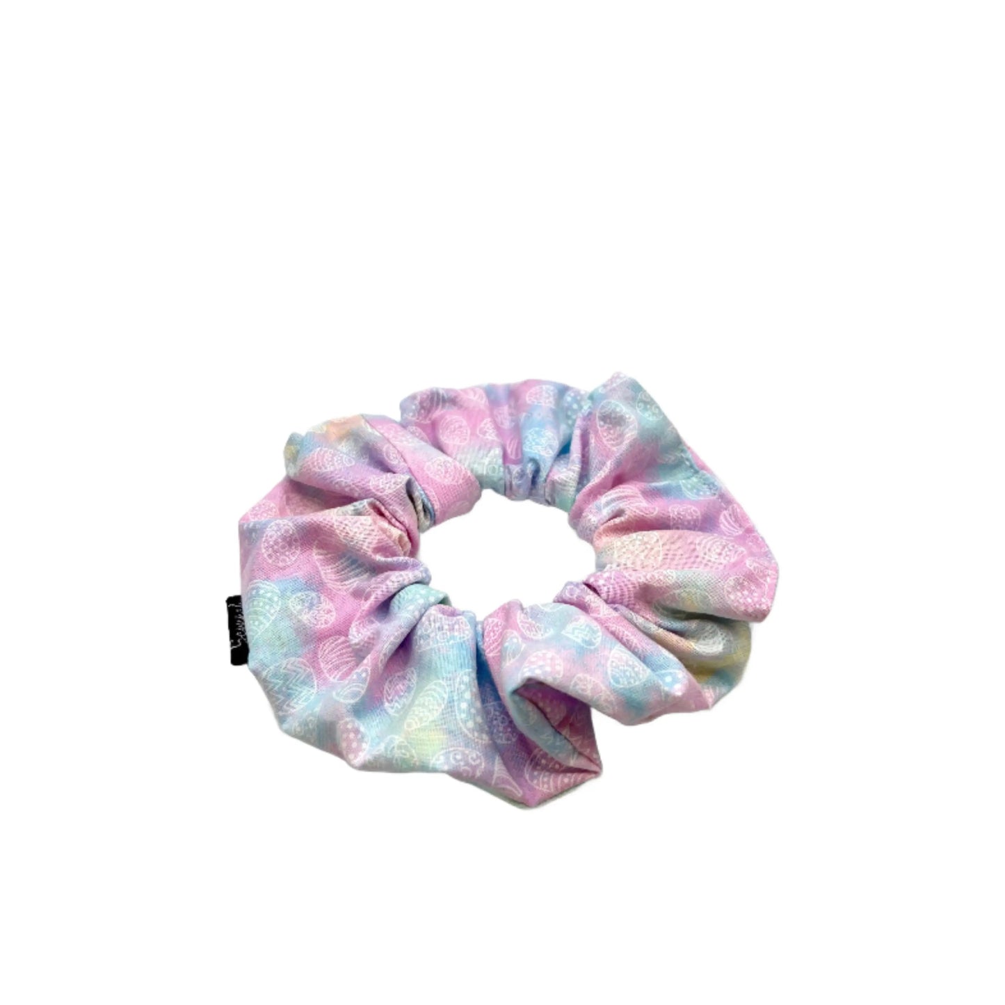 Mini Watercolor Easter Eggs Scrunchie