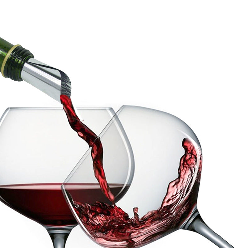 Aluminum Foil Wine Pouring Piece Round Wine Drainage Piece PET Environmental Protection Material Wine Pourer