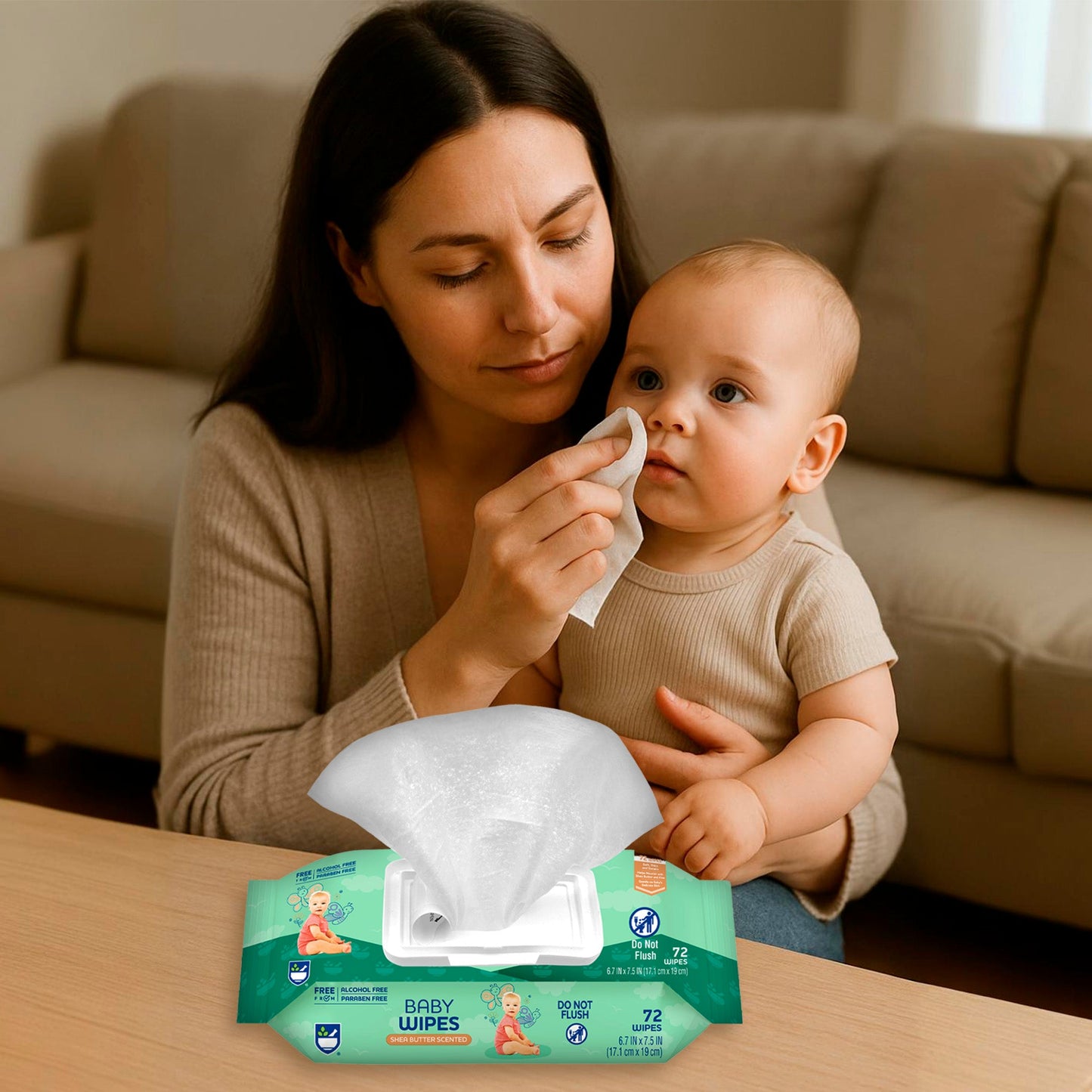Everyday Care & Clean Bundle: Baby Wipes with Aloe + Makeup Remover Cleansing Towelettes-2