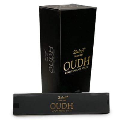 Balaji - OUDH, Luxury Incense Sticks Gift (15 sticks x 12 packets)