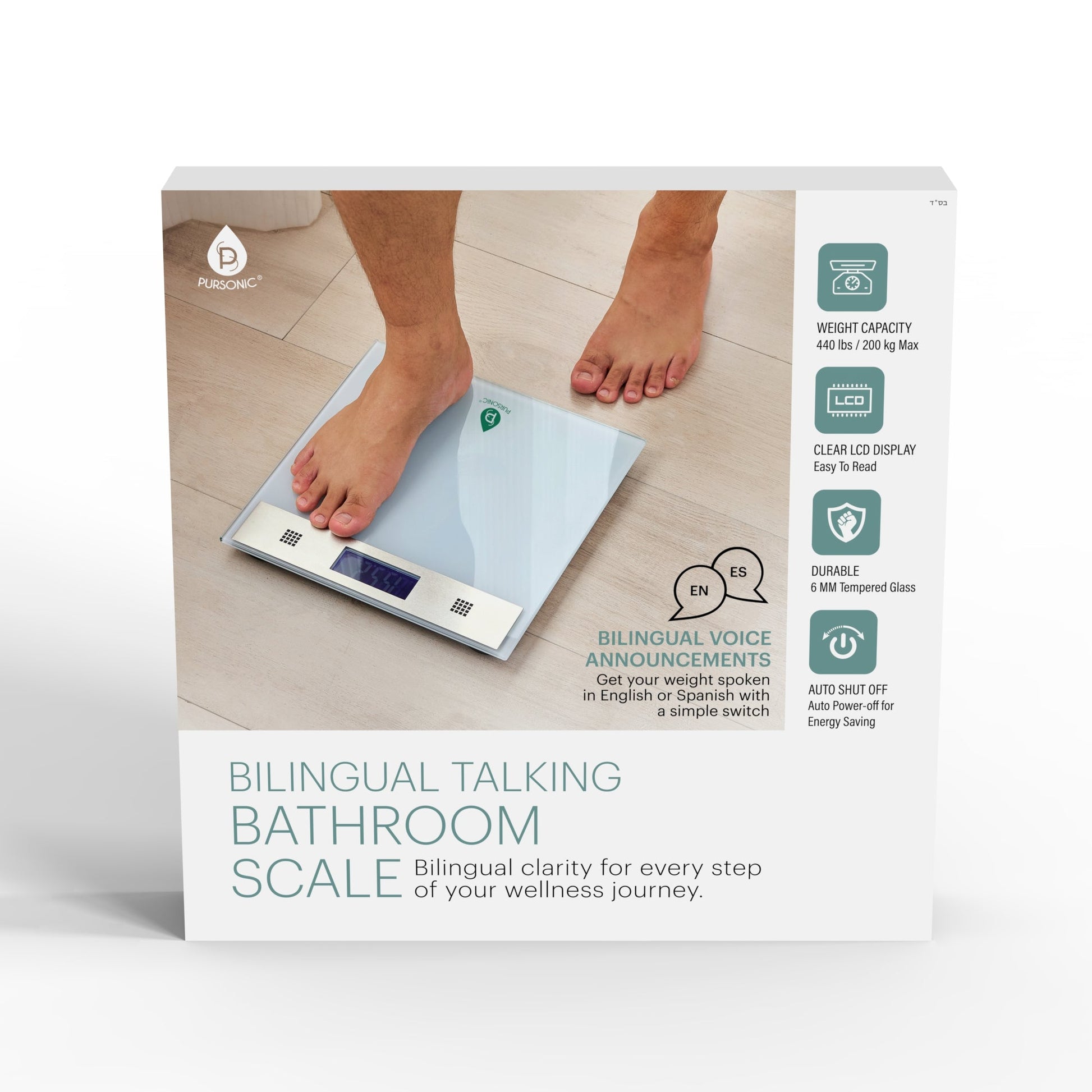 Bilingual Talking Bathroom Scale – Precision Meets Convenience-2