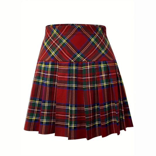 Pleated skirt women's half skirt