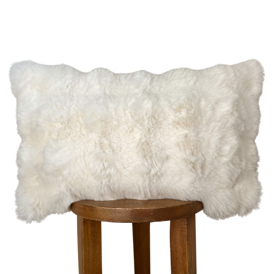 Erie Faux Fur Lumbar Pillow Cover-0