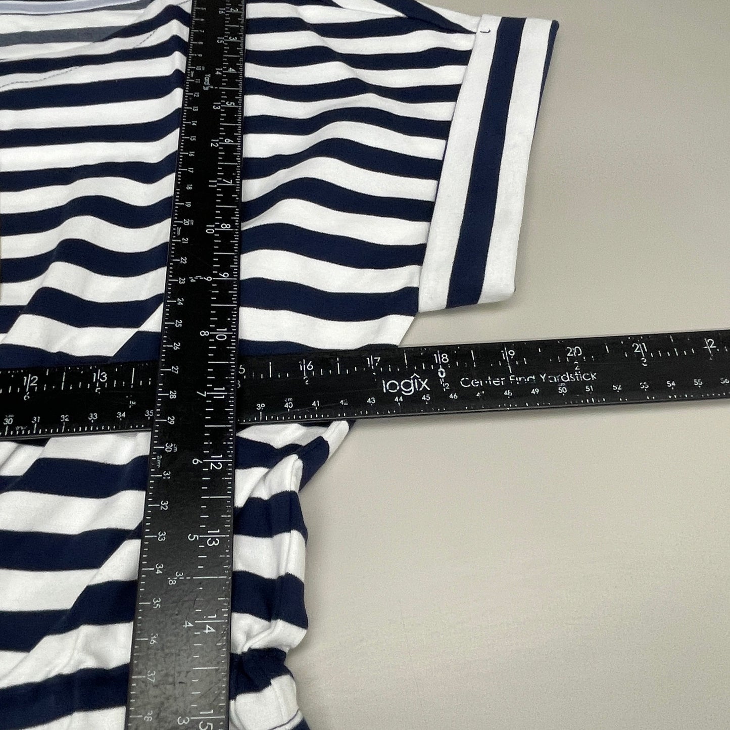 TOMMY BAHAMA Women's Short Sleeve Amira Stripe Short Dress Size S Island Navy (New)