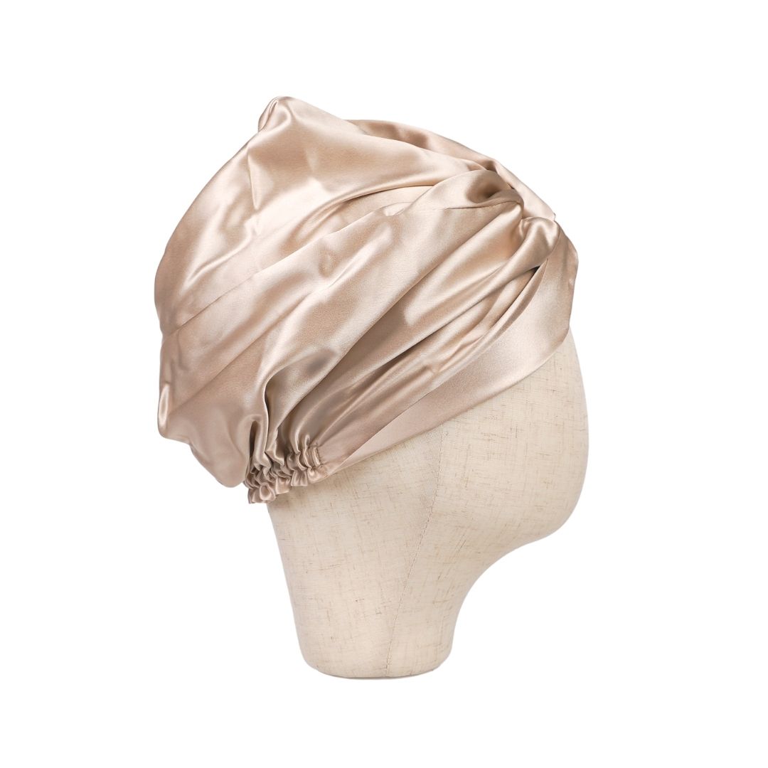 Double Sided Silk Bonnet with Adjustable Band-4